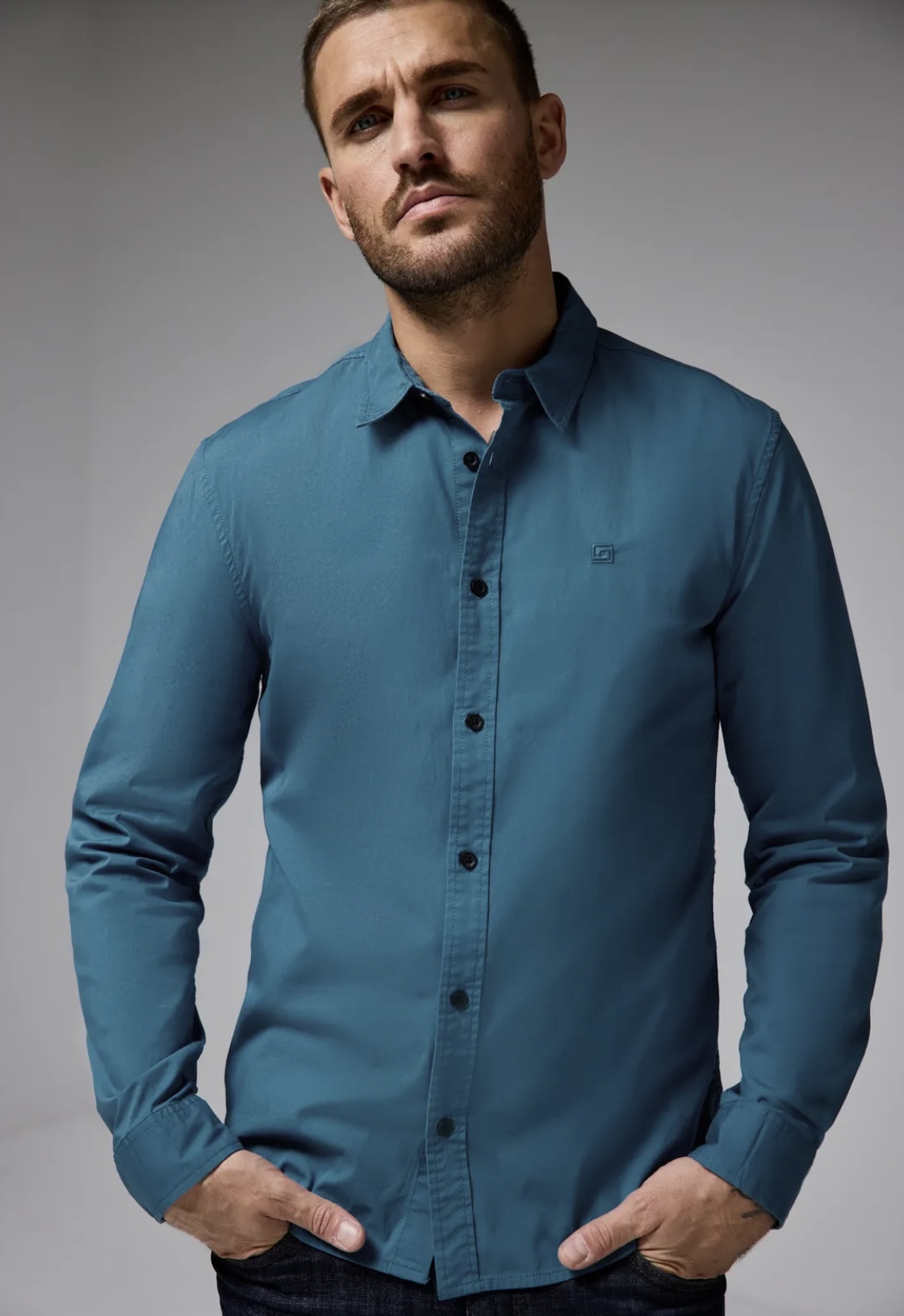 CHEMISE STREET ONE - STREET ONE - BLUE 16129