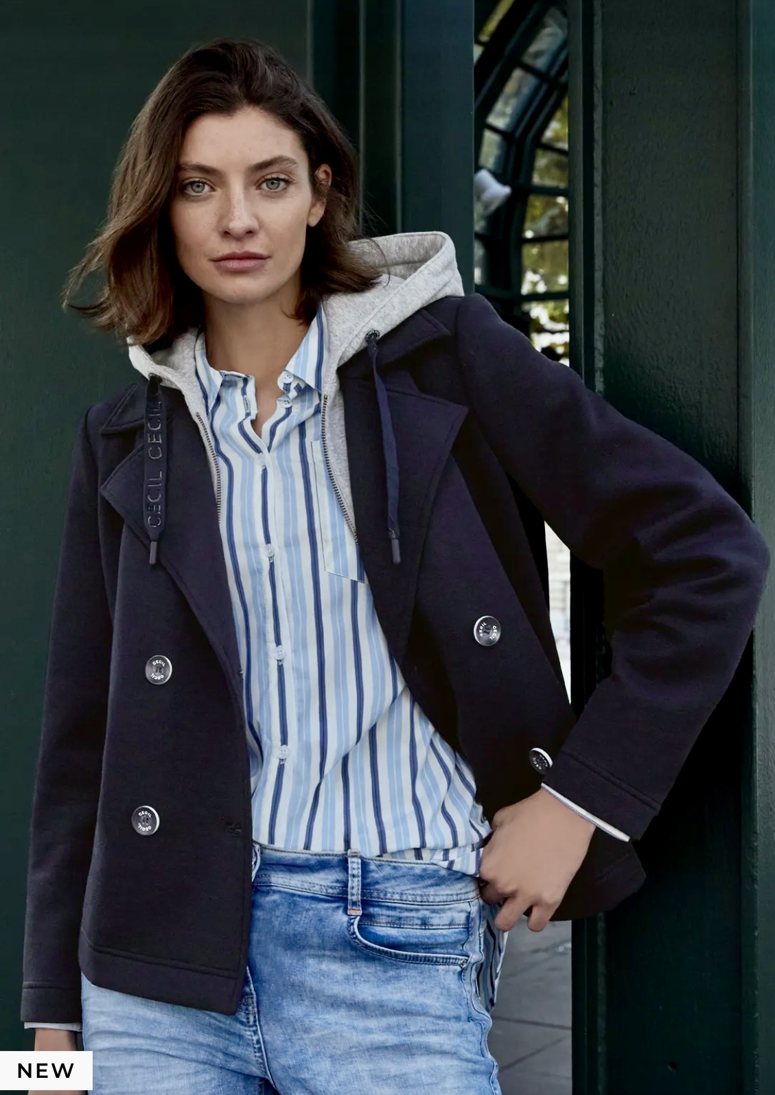 VESTE CECIL - CECIL - BLUE 15512