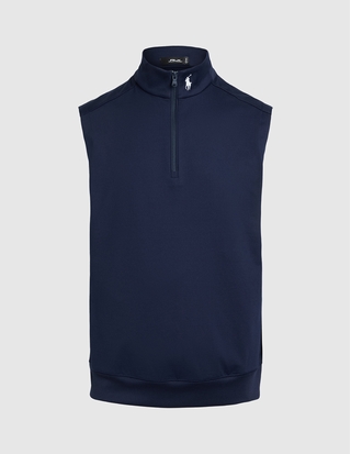 VEST SLEEVELESS HALF ZIP