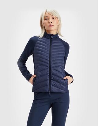 LADIES QUILTED HYBRID JACKET