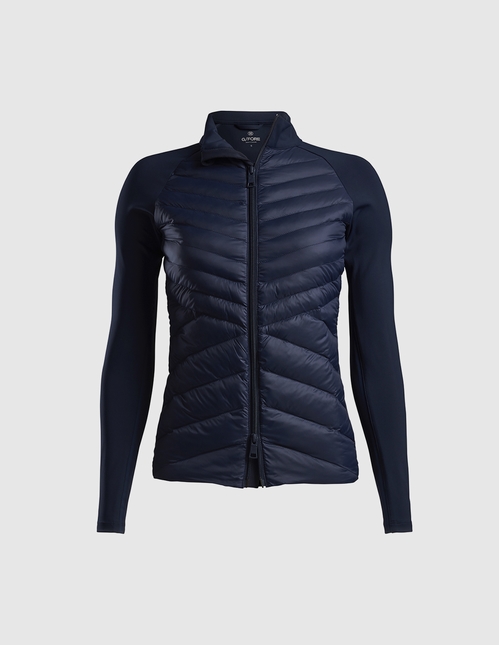 LADIES QUILTED HYBRID JACKET