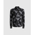 MENS BRUSHED BACK 1/4 ZIP PULL BLACK CAMO GFORE