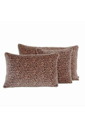 HOUSSE COUSSIN LEOPARD ROSE - HAOMY - ROSE MOCACCINO