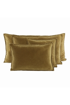 HOUSSE COUSSIN VELOURS GOLD - HAOMY - GOLD