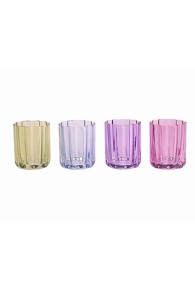 PHOTOPHORE VERRE COLORE - GIFT COMPANY - ROSE