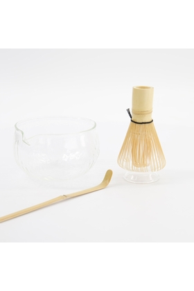 SET MATCHA VERRE - TOKYO DESIGN - TRANSPARENT