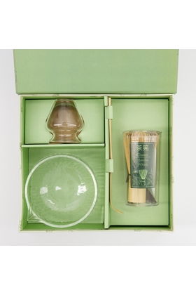 SET MATCHA VERRE - TOKYO DESIGN - TRANSPARENT