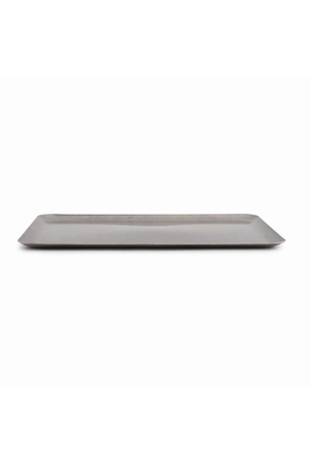 PLATEAU DECORATIF EN METAL - SELECTION KAMEME CONCEPT - ARGENT