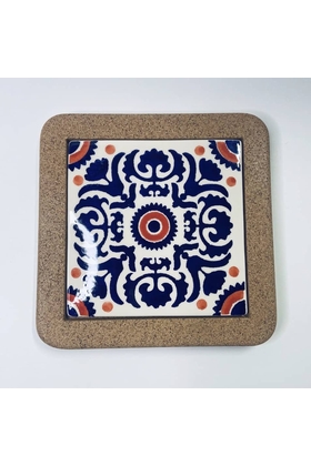 DESSOUS DE PLAT BLEU ROUGE - DURO - BLEU-ROUGE