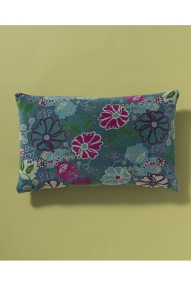 COUSSIN VELOURS COSMOS - LES TOURISTES PARIS - BLEU