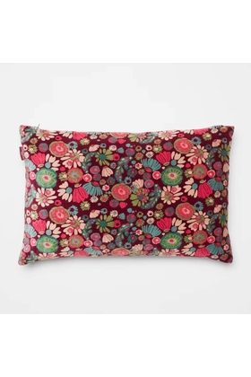 COUSSIN VELOURS MOLLY BURGUNDY - LES TOURISTES PARIS - BORDEAUX