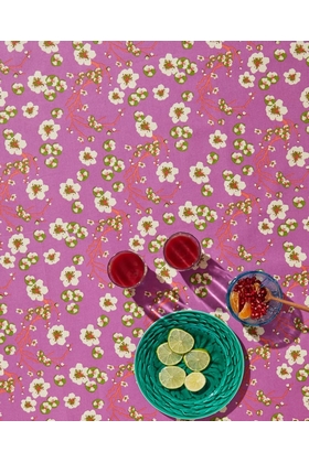 NAPPE COTON BIO BLOSSOM FLEURS - LES TOURISTES PARIS - PARME