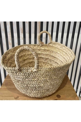 PANIER ROND 2 ANSES -  - NATUREL