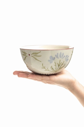 BOL RETROFLORIA FLEURS BLEUES - LA SELECTION - BLEU