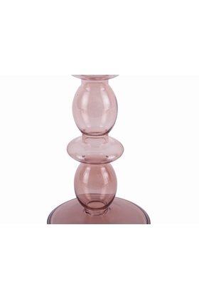 BOUGEOIR VERRE - PRESENT TIME - ROSE