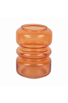 VASE EN VERRE MARAVILLO ORANGE - PRESENT TIME - ORANGE