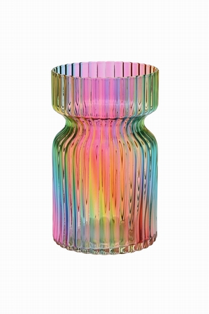 VASE VERRE IRISÉ MULTICO - GIFT COMPANY