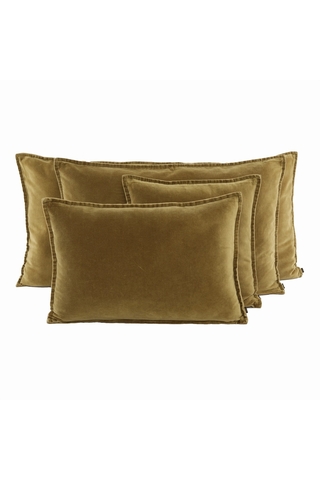 HOUSSE COUSSIN VELOURS GOLD