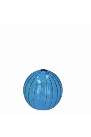 VASE VERRE BOULE COLORE