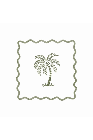 20 SERVIETTES PAPIER PALMIER