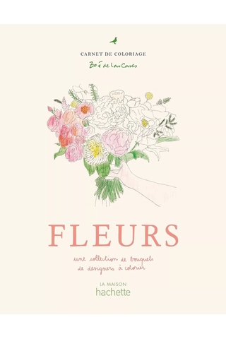 CARNET DE COLORIAGE FLEURS