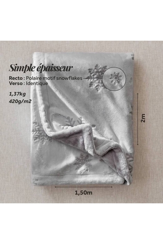 PLAID ICONIQUE SNOWFLAKES