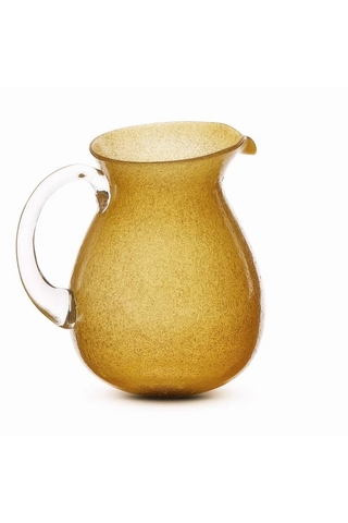 PICHET VERRE JAUNE PICHET VERRE JAUNE