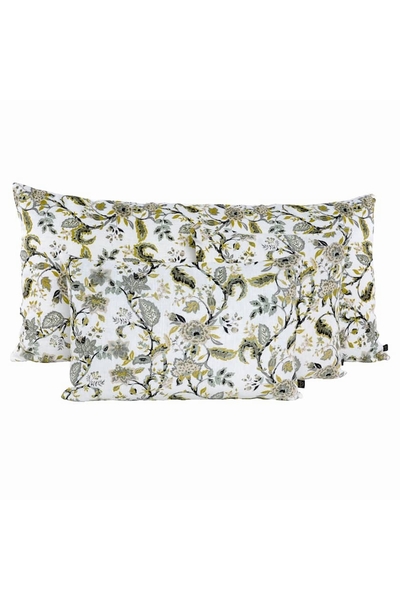 Housse de coussin MAHE en lin - Celadon Nouvelle Collection