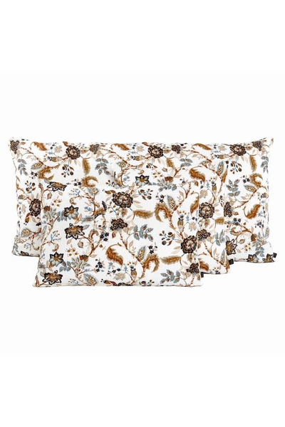 Housse de coussin MAHE en lin - Tabac Nouvelle Collection