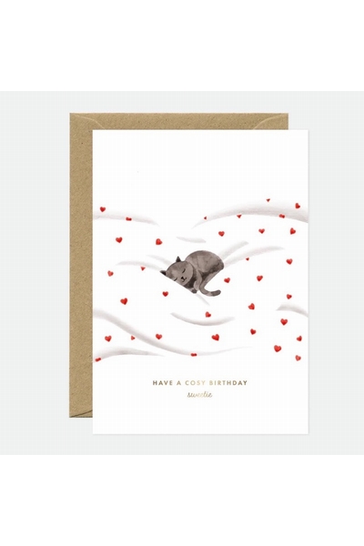 Double carte postale imprimée avec une enveloppe en papier