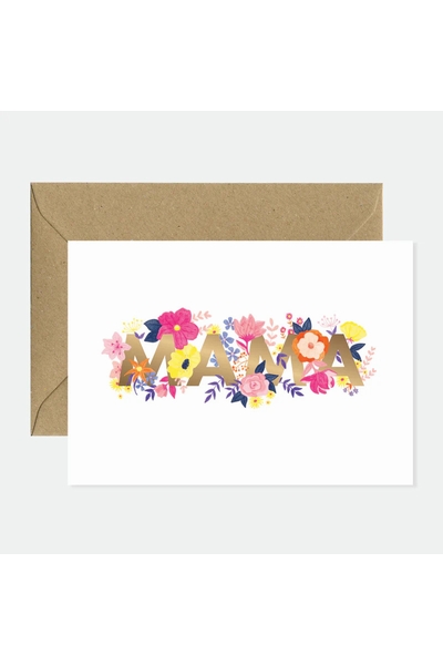 CARTE FETE - ALL THE WAYS TO SAY - MAMA FLOWER - 1