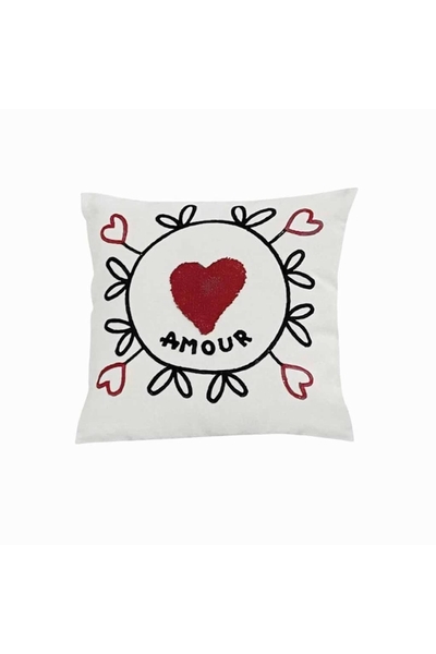 Coussin Brodé Amour Nouvelle Collection Printemps 2025 Ce