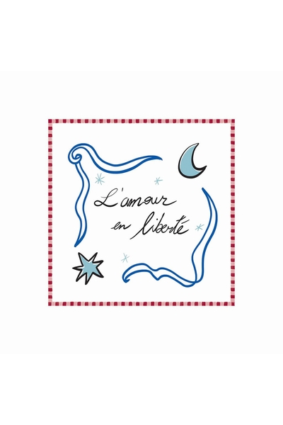 Serviettes en papier - L'amour en Liberté Nouvelle