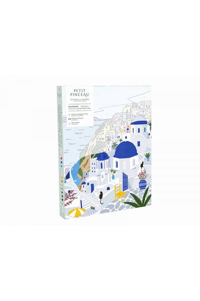 Coffret peinture au numéro Santorini - Petit Pinceau