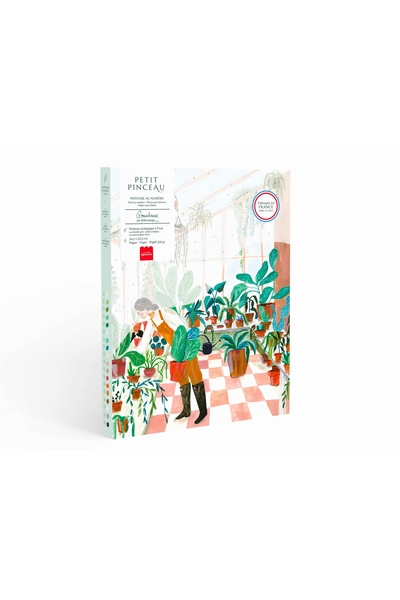 Coffret peinture au numéro  Greenhouse  - Petit Pinceau Les