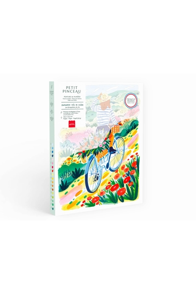 Coffret peinture au numéro  Promenade prés de l'Océan  par