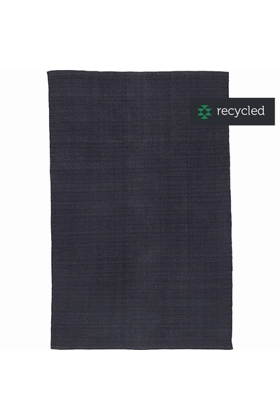 TAPIS HERRINGBONE BLACKS - SELECTION KAMEME CONCEPT