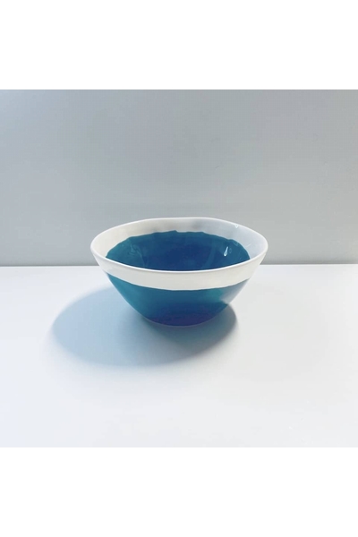 Bol  Terra  Bleu pétrole Avec son émaillage appliqué de