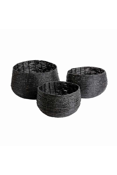 Panières en Abaca.  Le design minimaliste et la forme