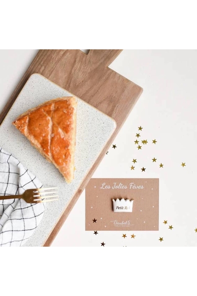 FÈVE EN PORCELAINE  PETIT ROI  Nouvelle Collection Hiver