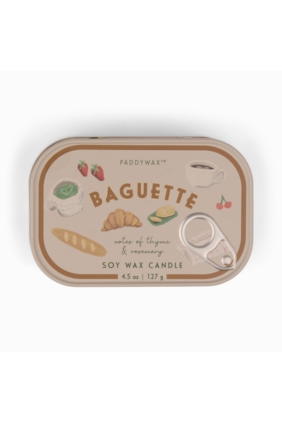 Bougie parfumée Bistrot  Baguette  - Boite métal Nouvelle