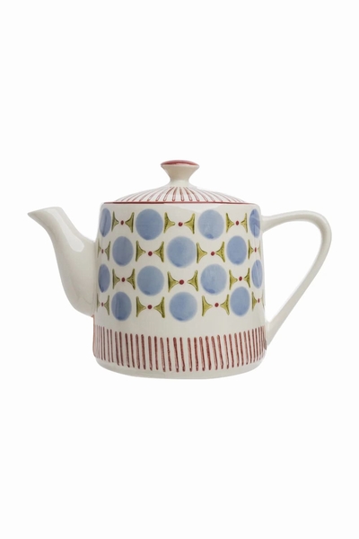 Théière  RETROFLORIA PASTILLES BLEUES  Nouvelle Collection