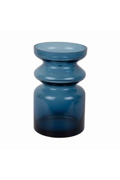 Vase en verre GUSTO Bleu Nouvelle Collection Été 2026 Avec