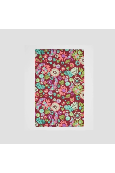 Torchon en coton biologique imprimé - Molly Burgundy