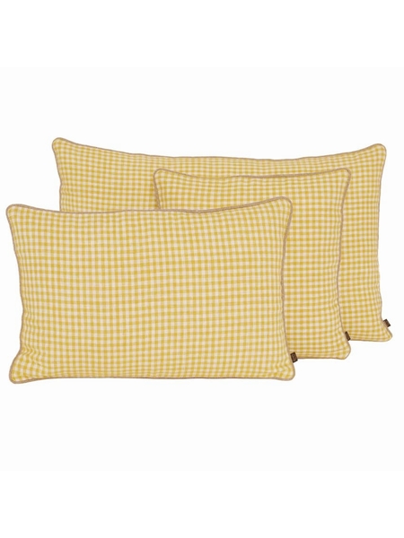 HOUSSE COUSSIN PIANA PAILLE - HAOMY - JAUNE PAILLE - 1