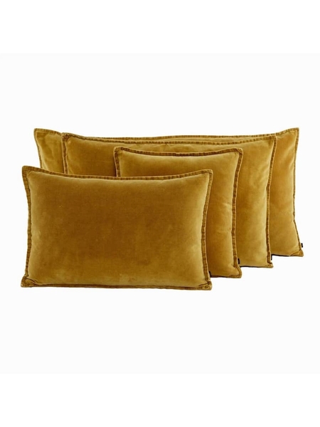 HOUSSE COUSSIN VELOURS CHAMOIS - HAOMY - CHAMOIS - 1