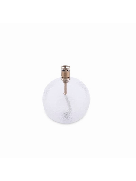 LAMPE À HUILE RONDE MARTELEE - PERI DESIGN - TRANSPARENT - 1