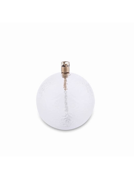 LAMPE À HUILE RONDE MARTELEE - PERI DESIGN - TRANSPARENT - 1
