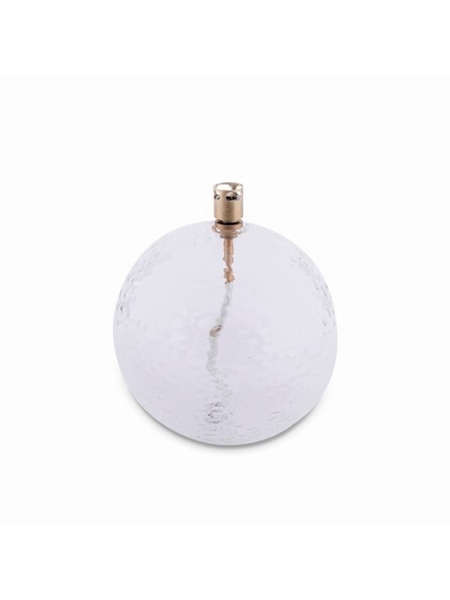 LAMPE À HUILE RONDE MARTELEE - PERI DESIGN - TRANSPARENT - 1