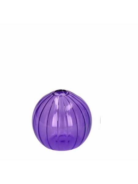 VASE VERRE BOULE COLORE - GIFT COMPANY - VIOLET - 1